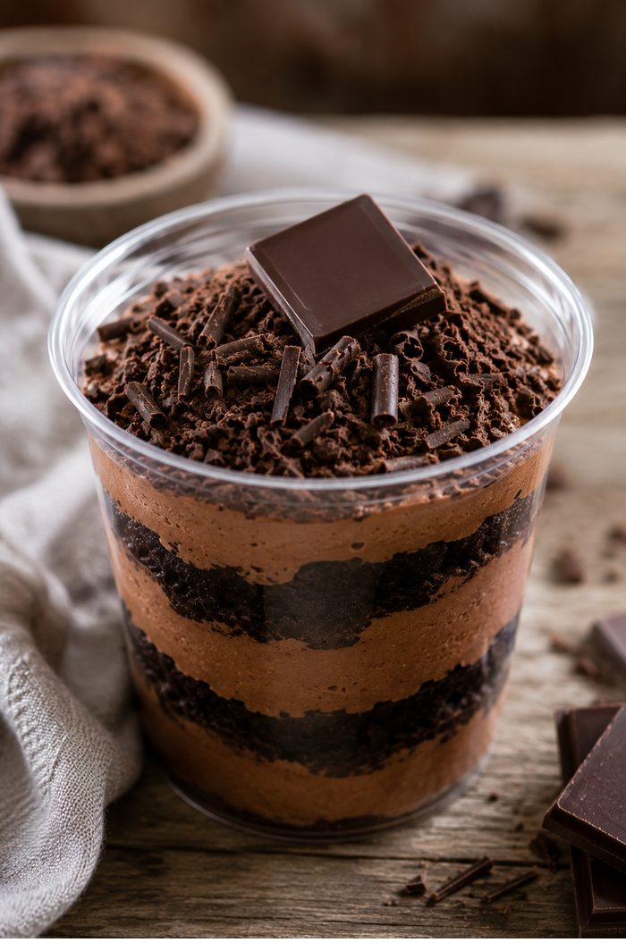 Choco-galleta en vaso